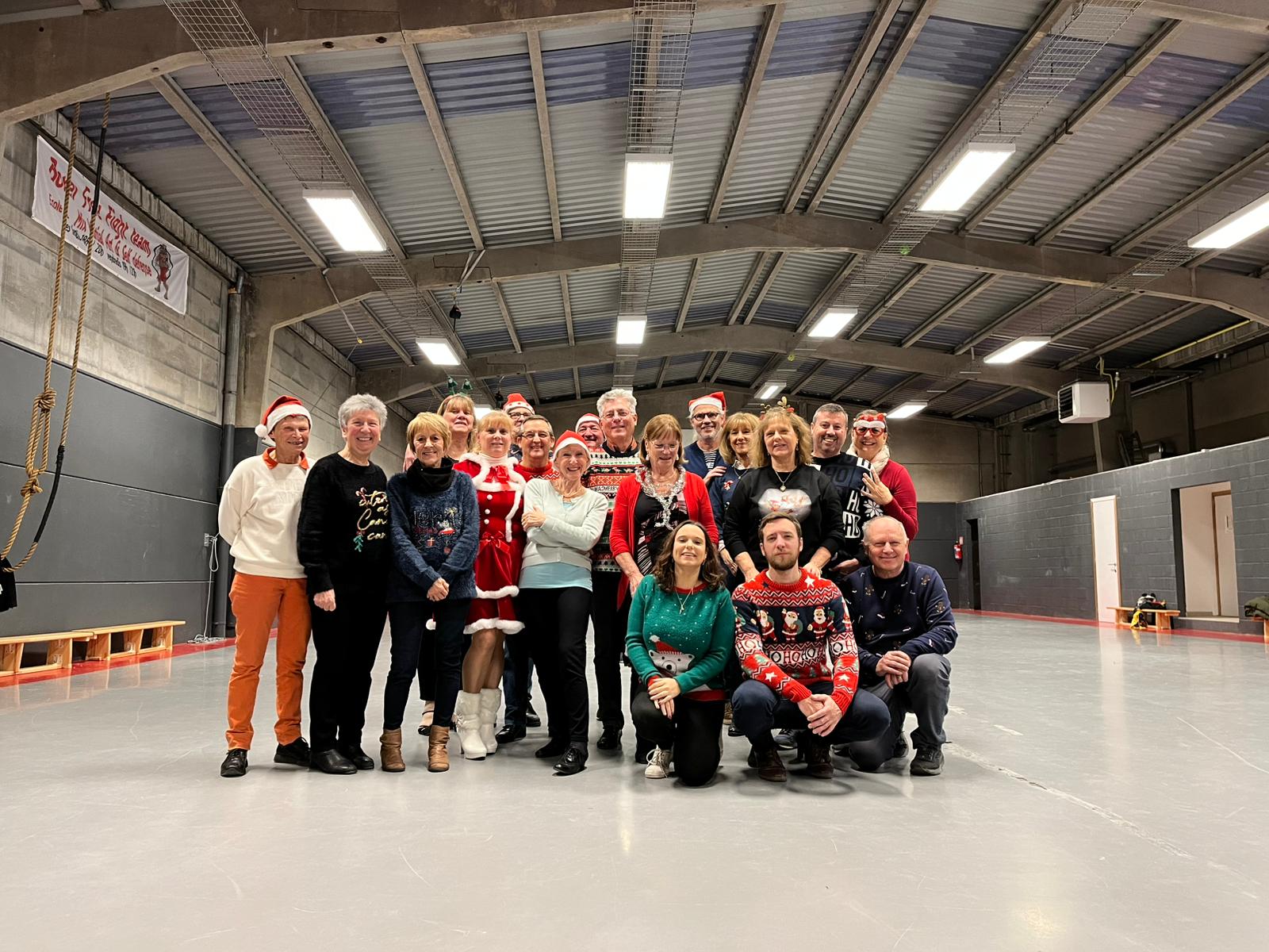 Photo de Noël du groupe Avancé